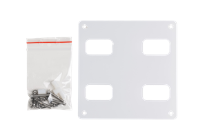 Pole mount kit for H3 Repeater/Bridge Enclosure, incl. strap