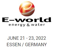 E-world logo