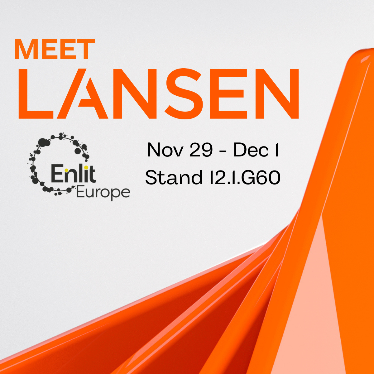 Meet Lansen at Enlit 2022 information