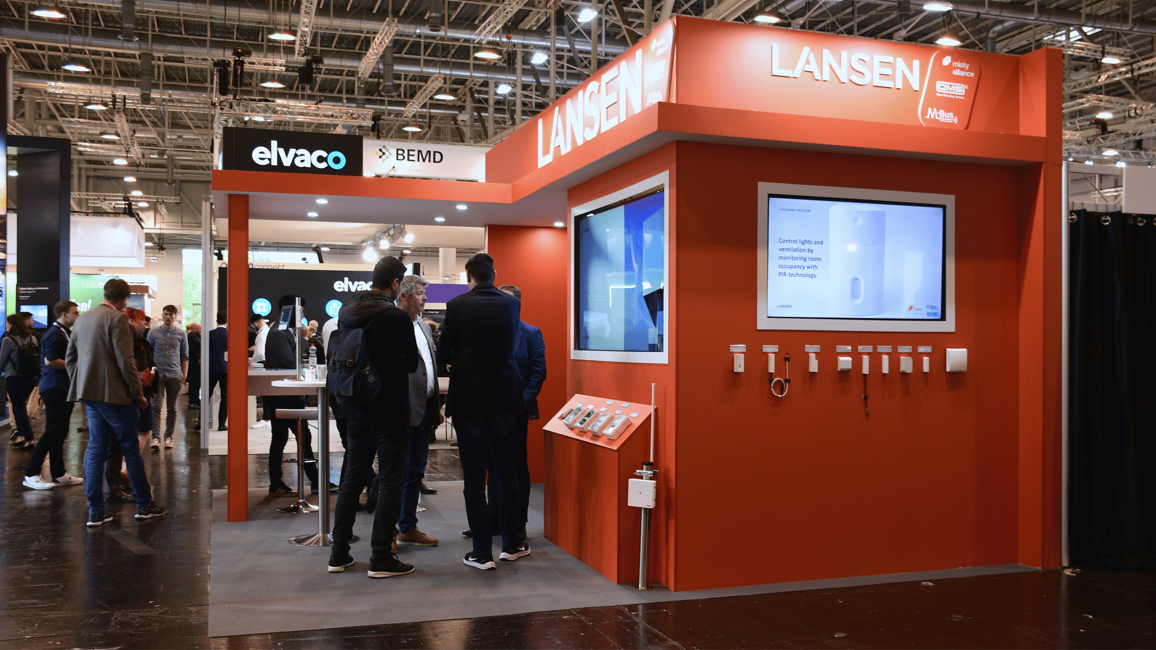 Lansen's stand at E-world 2023 in Essen